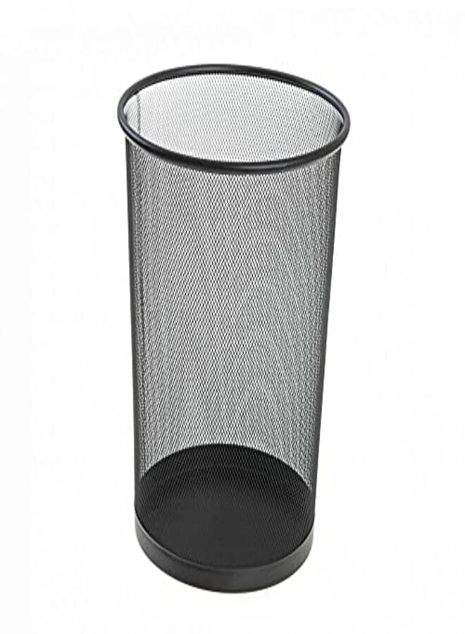 one year warranty_Metal Mesh Waste Bin-black